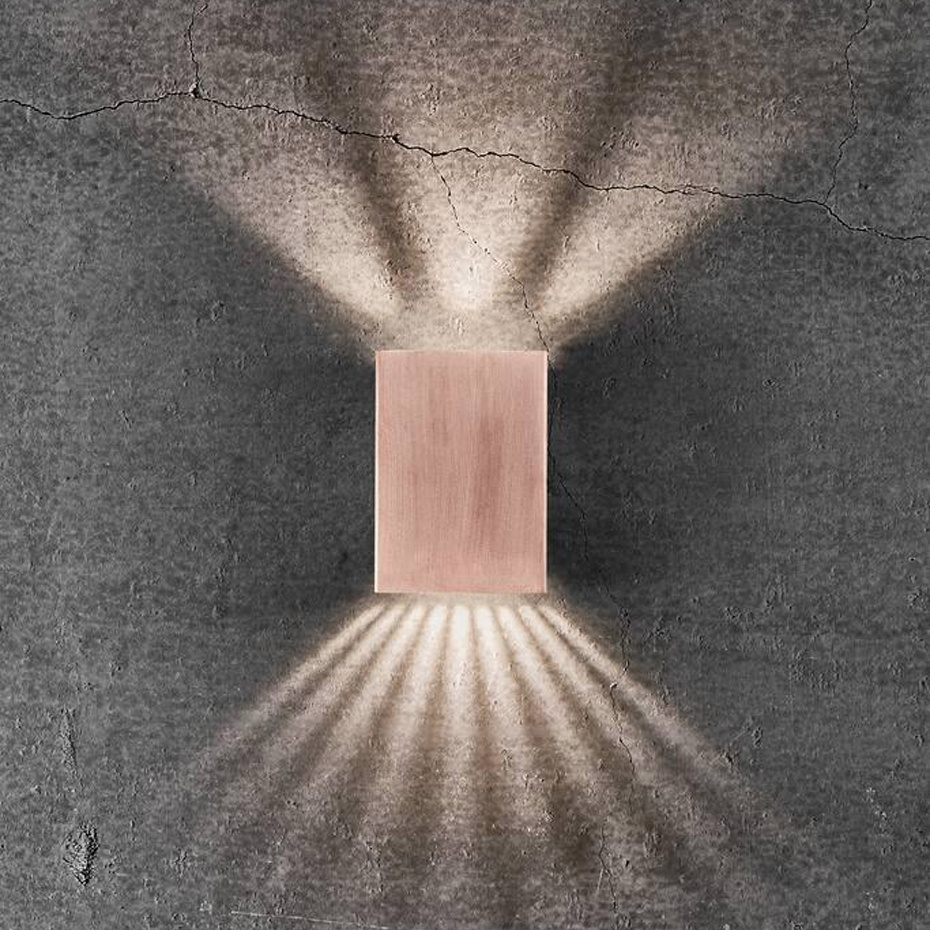 Fold 10 Vägglampa LED Koppar