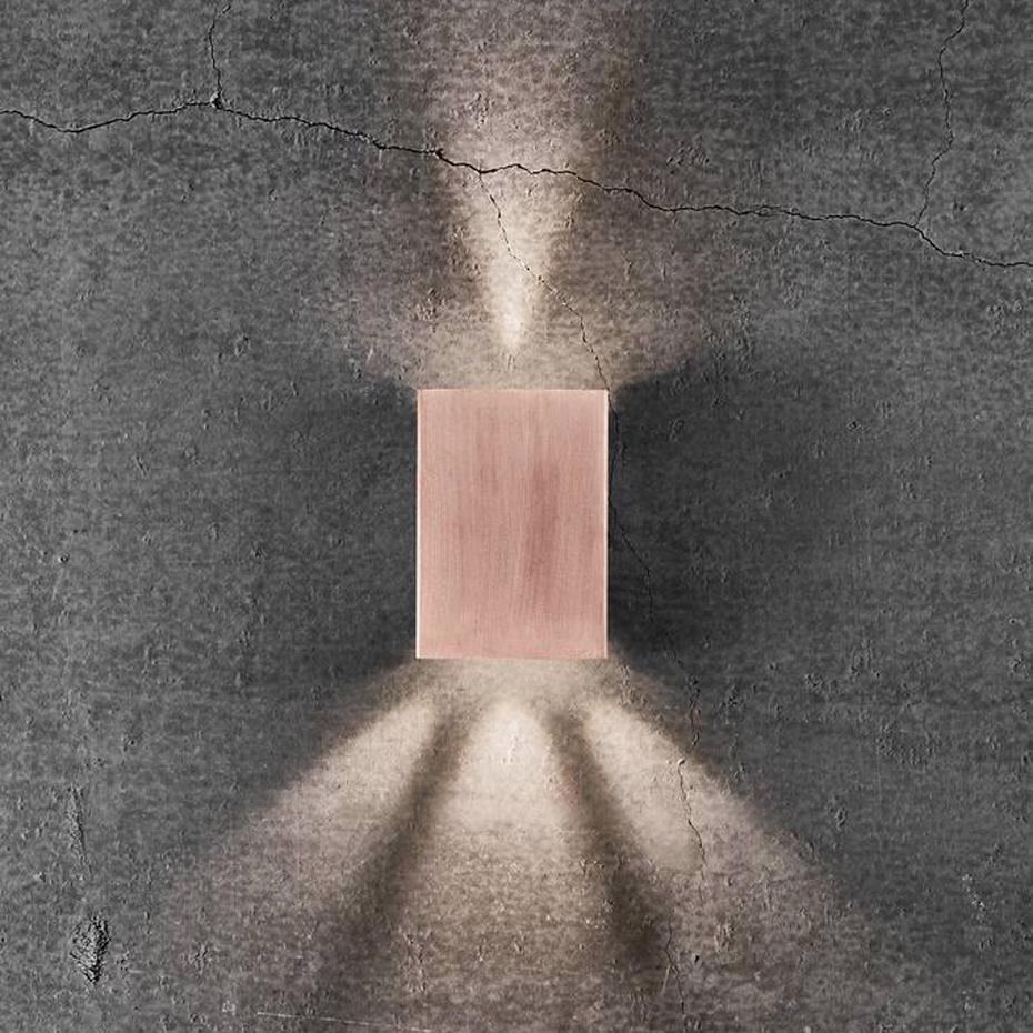 Fold 10 Vägglampa LED Koppar