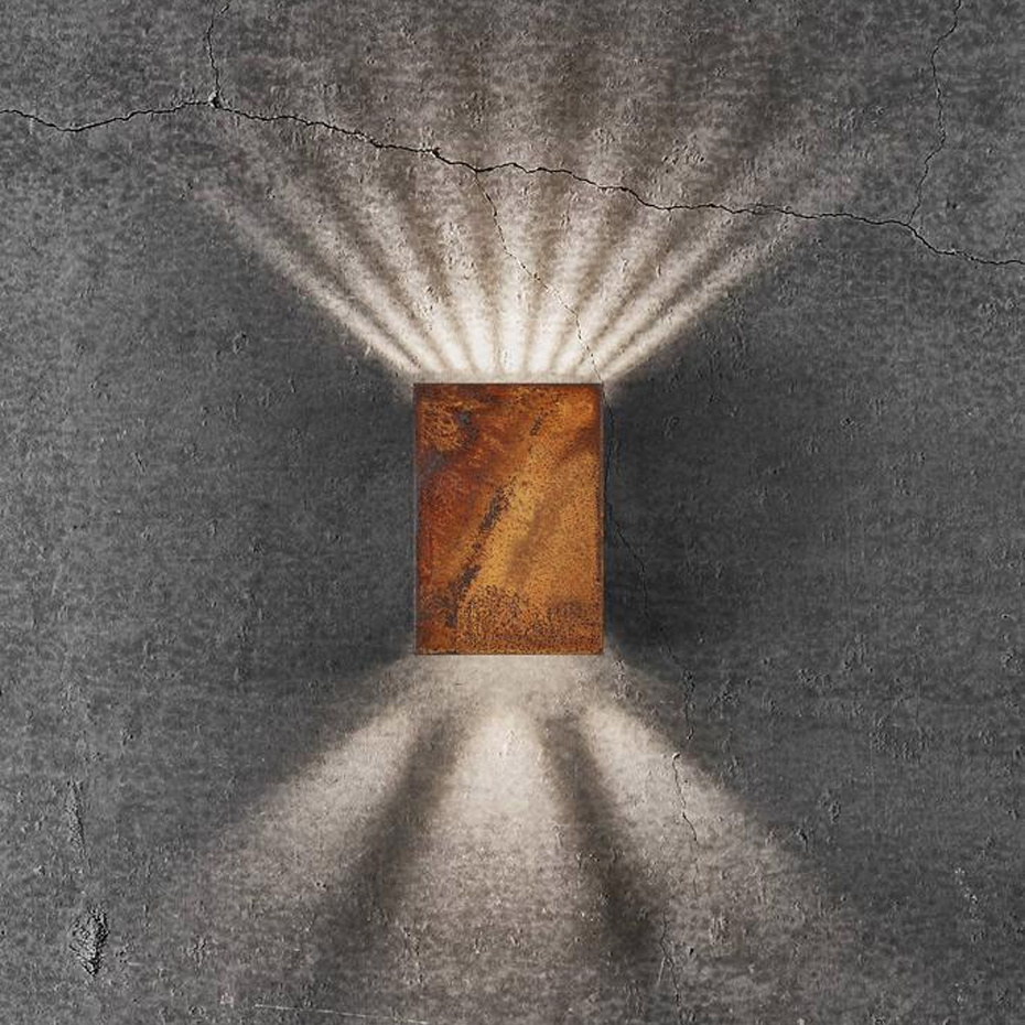 Fold 10 Vägglampa LED Corten