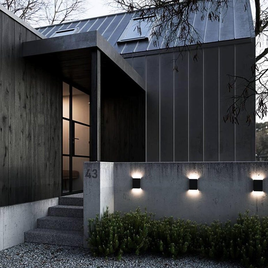 Fold 15 Vägglampa LED Svart