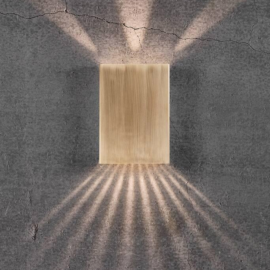 Fold 15 Vägglampa LED Mässing