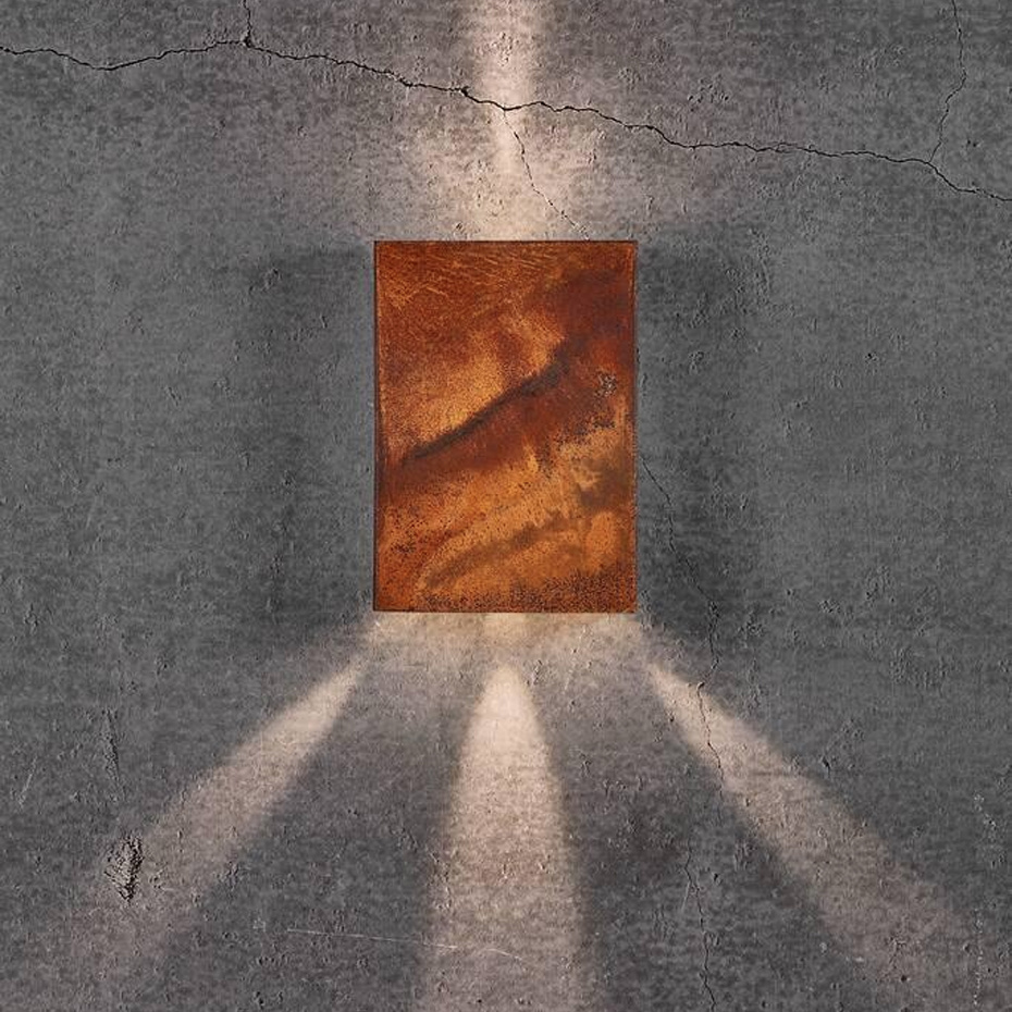 Fold 15 Vägglampa LED Corten