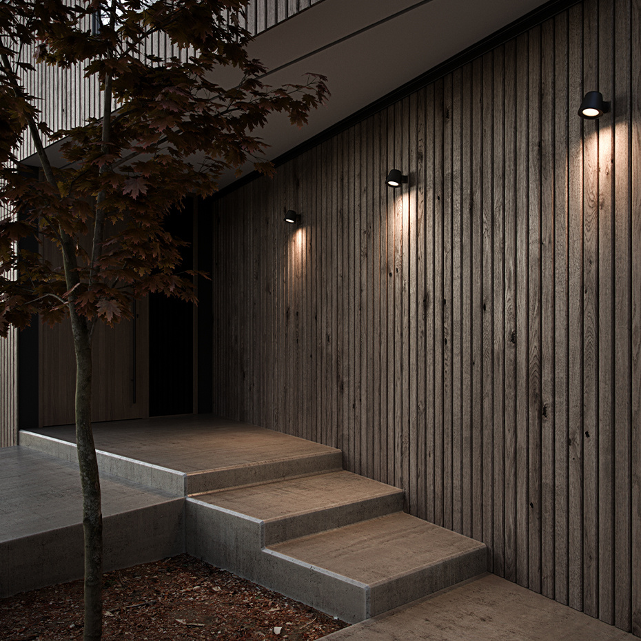 Aleria Vägglampa Grå