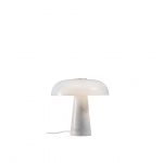 Glossy Bordslampa Vit Marmor/Opalglas Glossy Bordslampa Vit Marmor/Opalglas