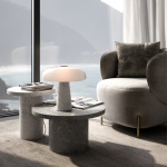 Glossy Bordslampa Vit Marmor/Opalglas Glossy Bordslampa Vit Marmor/Opalglas