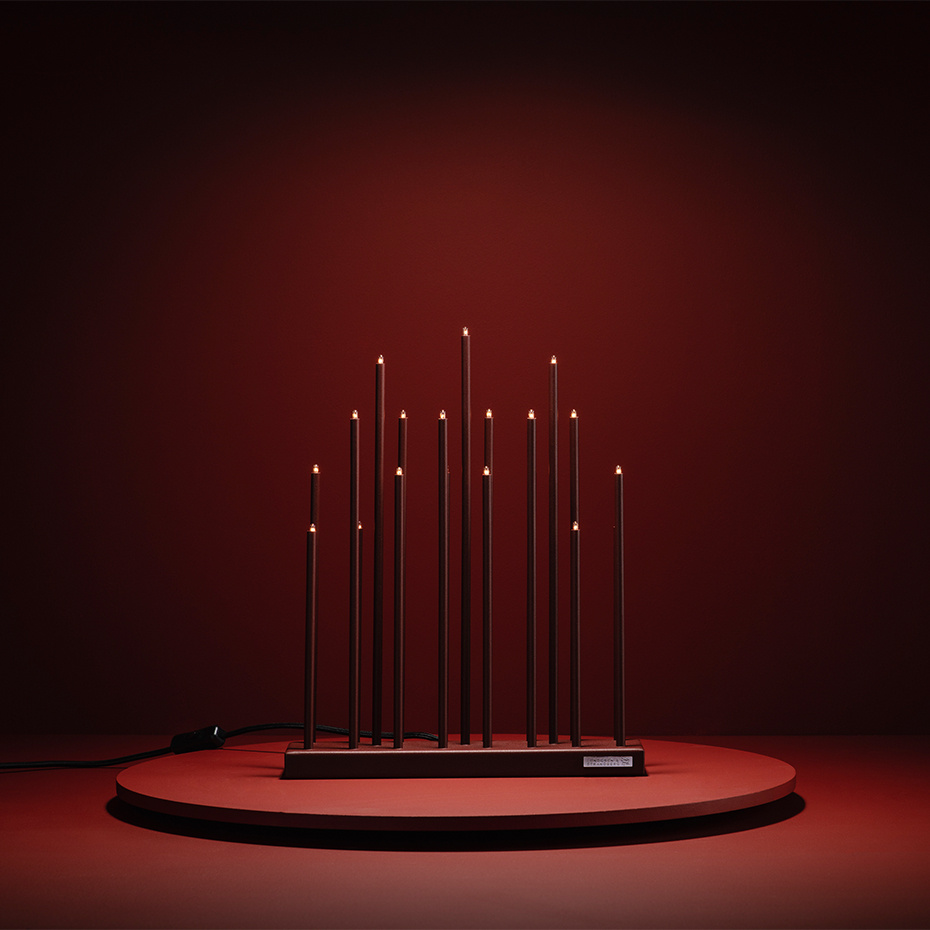 Elflugan Original Ljusstake Oxidröd