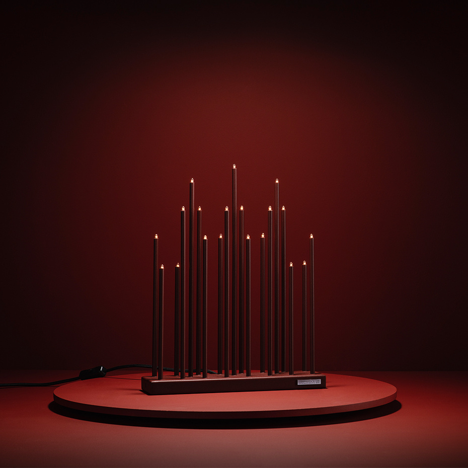 Elflugan Original Ljusstake Oxidröd