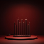 Elflugan Original Ljusstake Oxidröd Elflugan Original Ljusstake Oxidröd