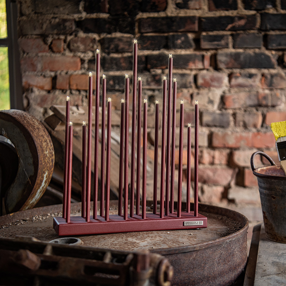 Elflugan Original Ljusstake Oxidröd