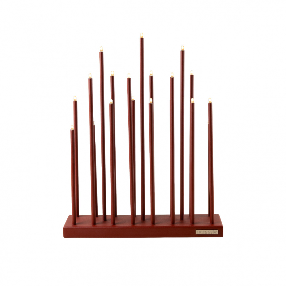 Elflugan Grande Ljusstake Oxidröd