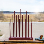 Elflugan Grande Ljusstake Oxidröd Elflugan Grande Ljusstake Oxidröd