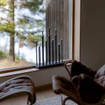Elflugan Grande Ljusstake Kolsvart Smak Design Elflugan Grande Ljusstake Kolsvart