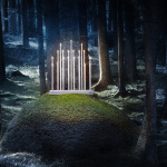 Elflugan Grande Ljusstake Kolsvart Elflugan Grande Ljusstake Kolsvart