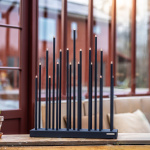 Elflugan Grande Ljusstake Kolsvart Smak Design Elflugan Grande Ljusstake Kolsvart