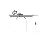 Regal Plafond Infälld Mässing IP21 Regal Plafond Infälld Mässing IP21