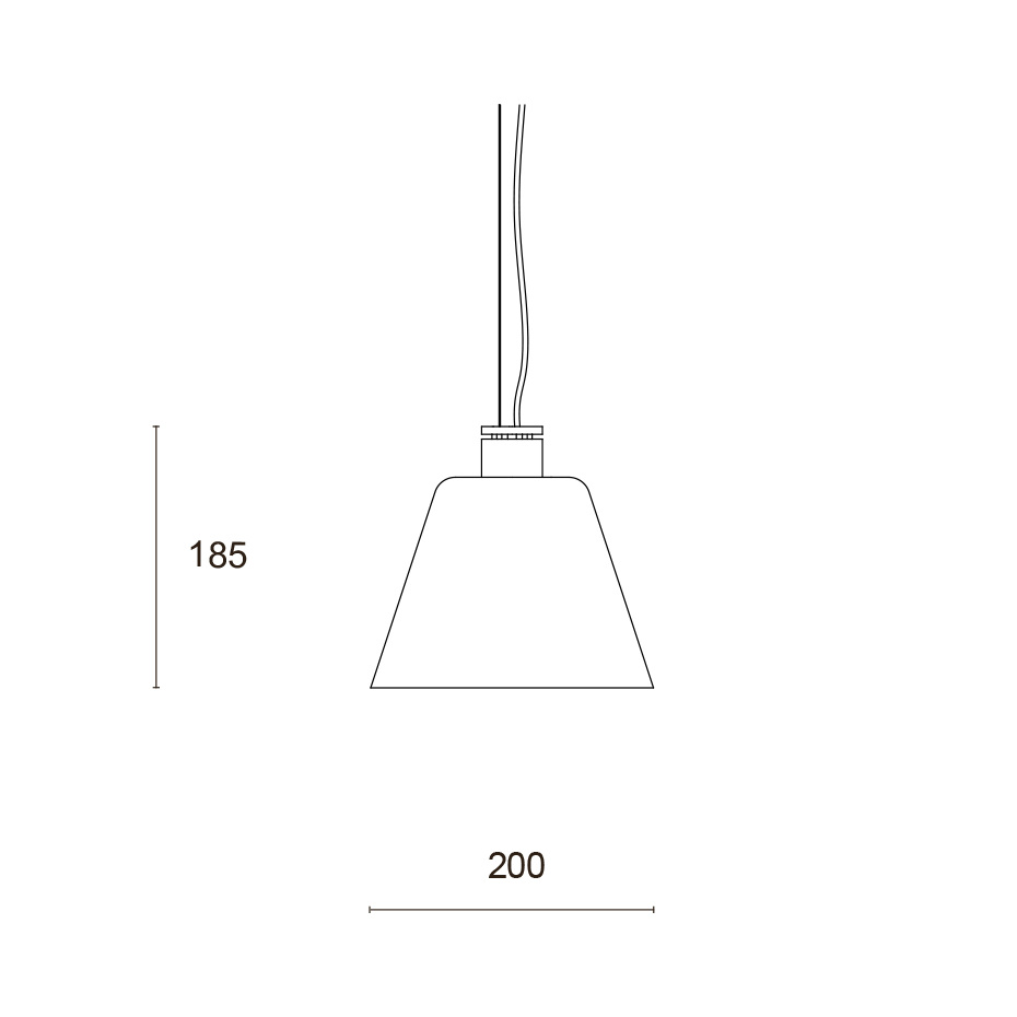 Halo w202 s2 Pendel Opal Glass