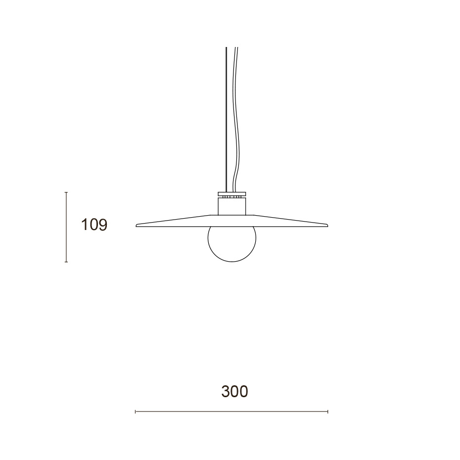 Halo w202 s3 Pendel Opal Glass