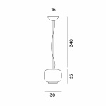 Chouchin 3 Pendel White Chouchin 3 Pendel White