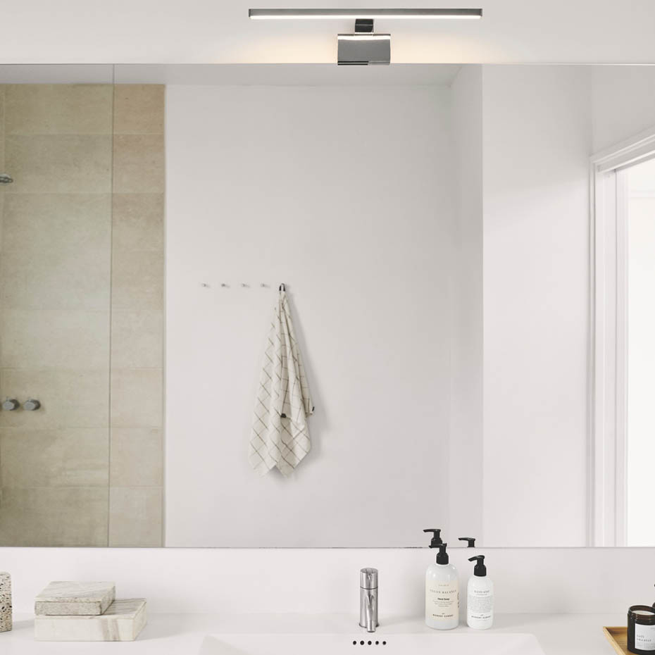 Marlee Vägglampa Krom IP44