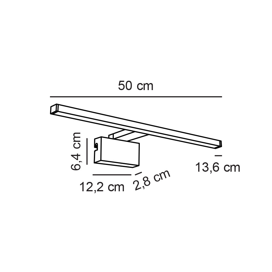 Marlee Vägglampa Krom IP44