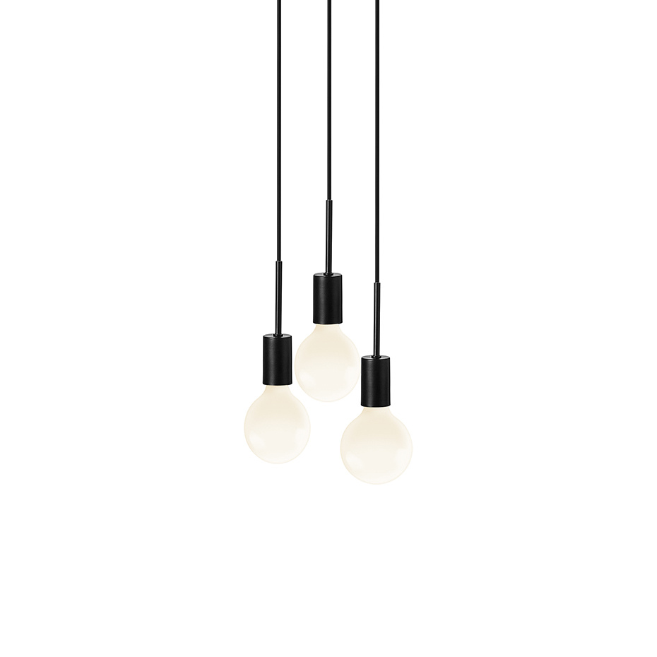 Paco 3-Rondel Pendel Svart