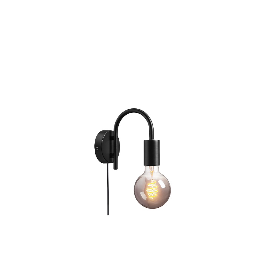 Paco Vägglampa Svart