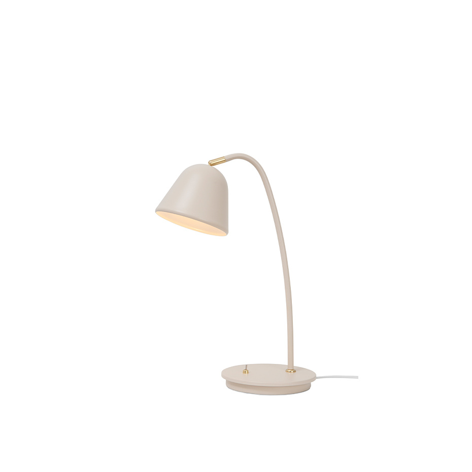 Fleur Bordslampa Beige/Mässing