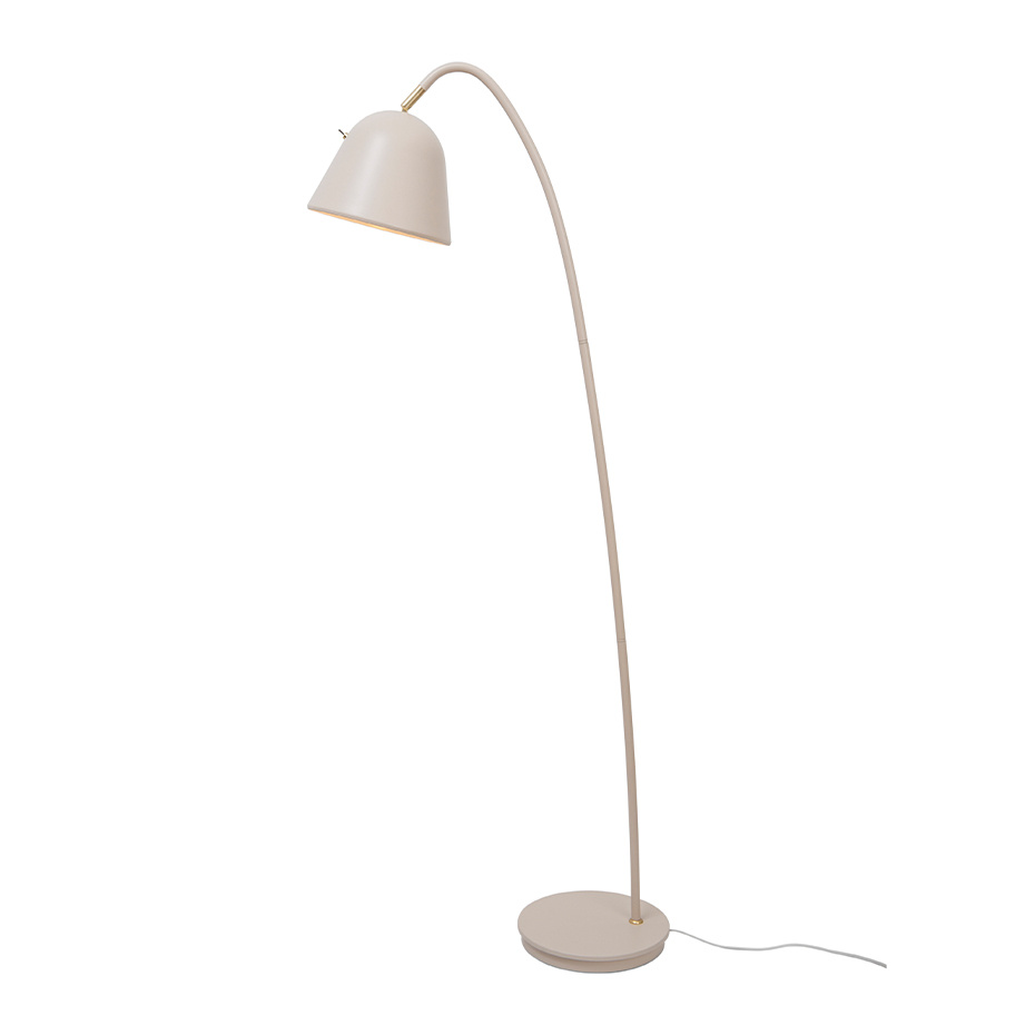 Fleur Golvlampa Beige/Mässing