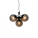 Ivona 4 Pendel Svart/Rökfärgad Ivona 4 Pendel Svart/Rökfärgad