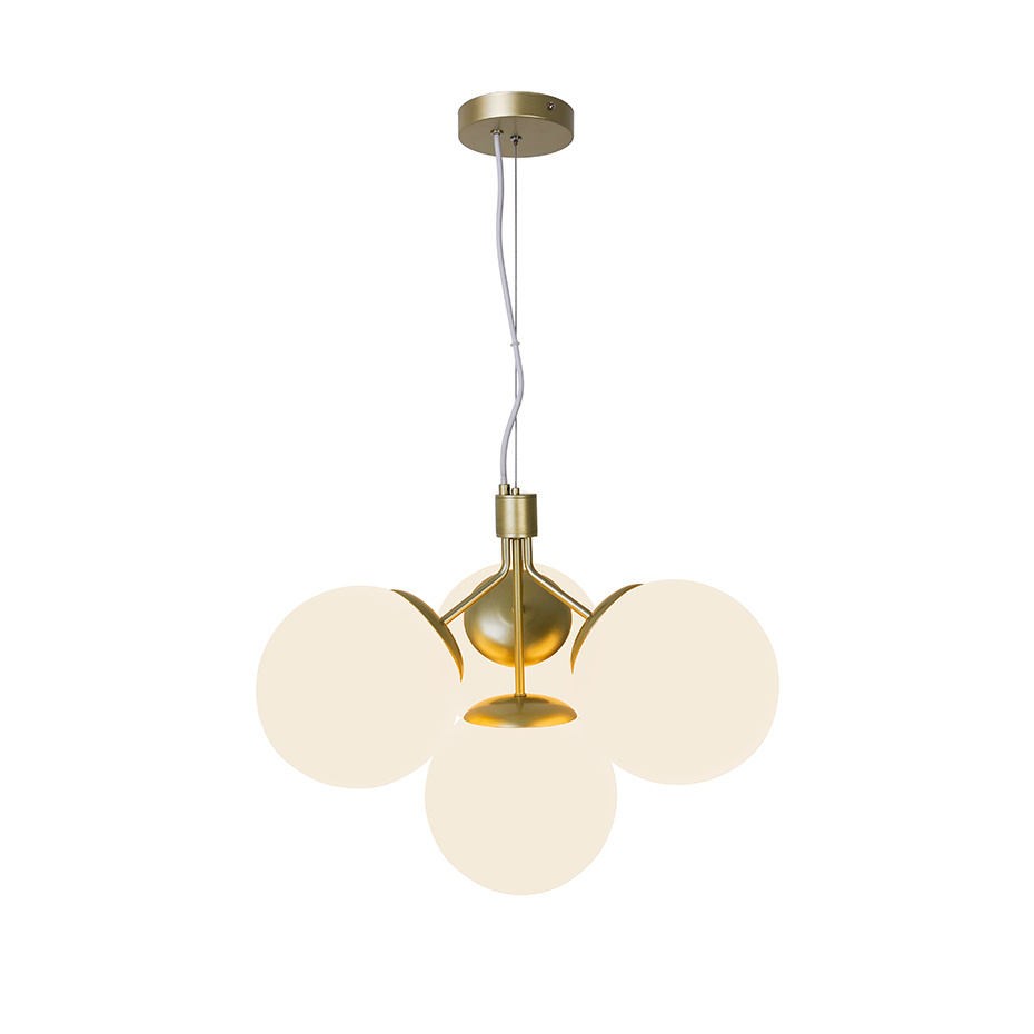 Ivona 4 Pendel Mässing/Opalglas