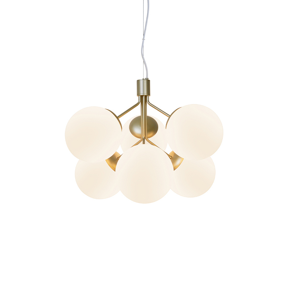 Ivona 6 Pendel Mässing/Opalglas