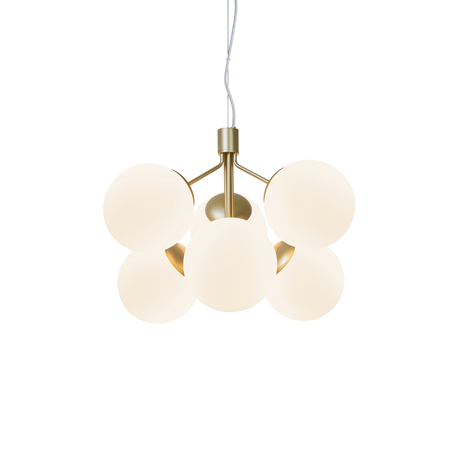 Ivona 6 Pendel Mässing/Opalglas