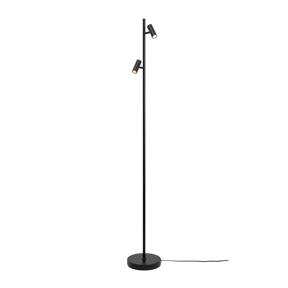 Omari Golvlampa Svart