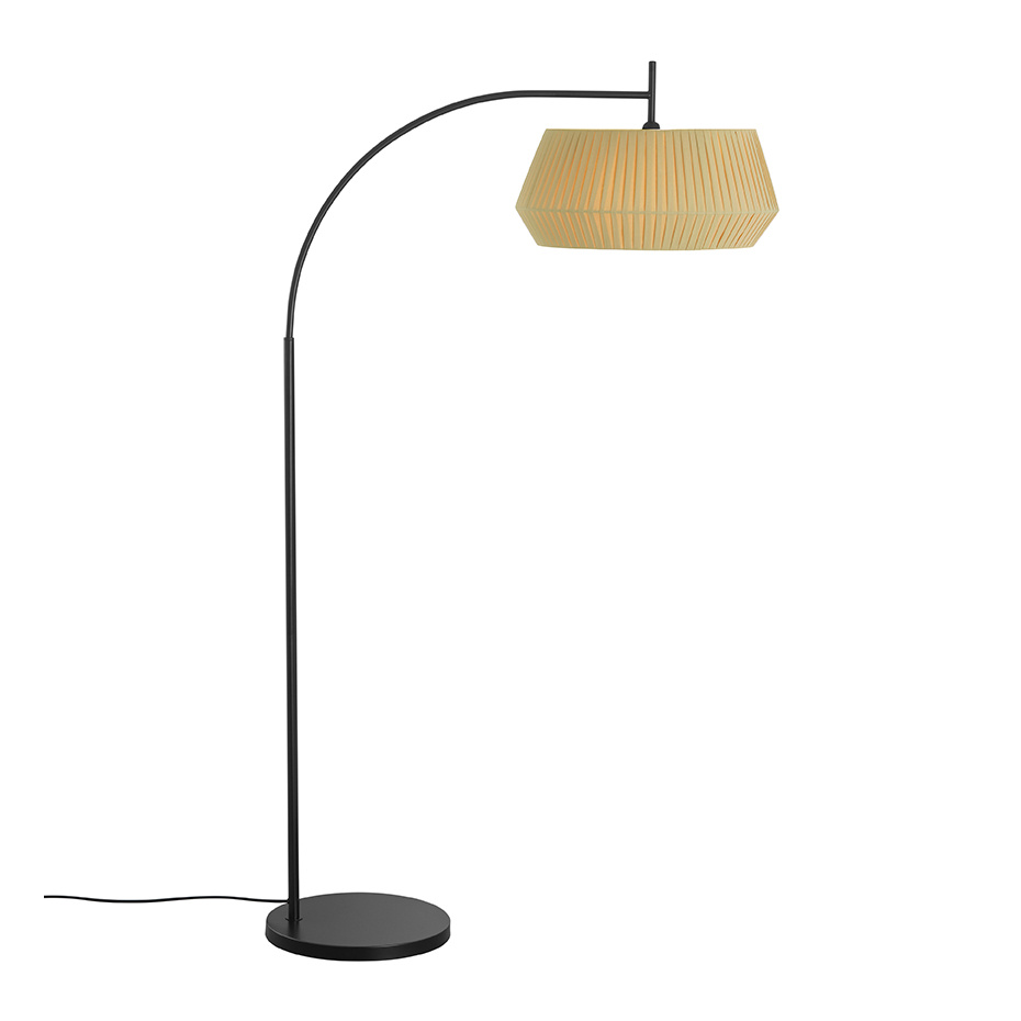 Dicte Golvlampa Svart/Beige