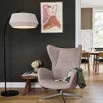 Dicte Golvlampa Svart/Beige Dicte Golvlampa Svart/Beige
