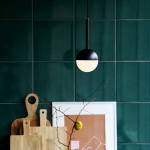 Contina Pendel Svart/Opalglas Contina Pendel Svart/Opalglas