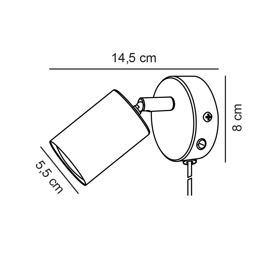 Explore Vägglampa Beige
