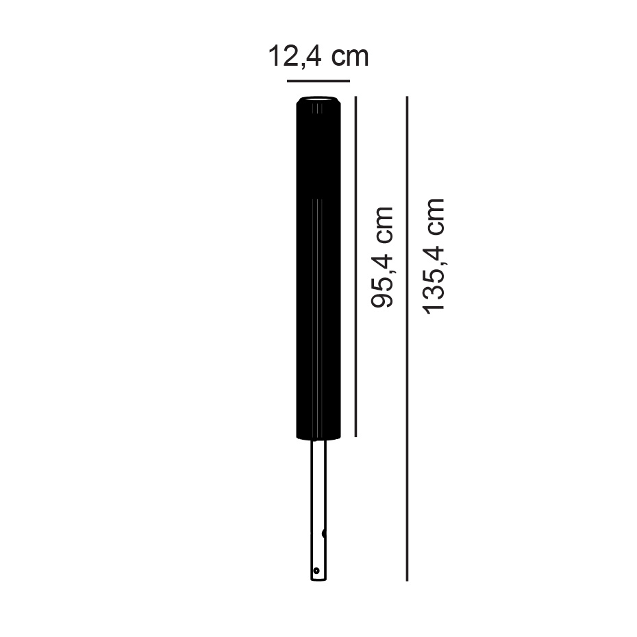 Aludra 95 Pollare Seaside Svart