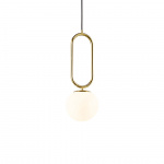 Shapes 22 Pendel Mässing/Opalglas Shapes 22 Pendel Mässing/Opalglas
