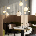 Shapes 27 Pendel Mässing/Opalglas Shapes 27 Pendel Mässing/Opalglas