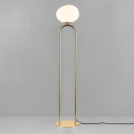 Shapes Golvlampa Mässing/Opalglas Shapes Golvlampa Mässing/Opalglas