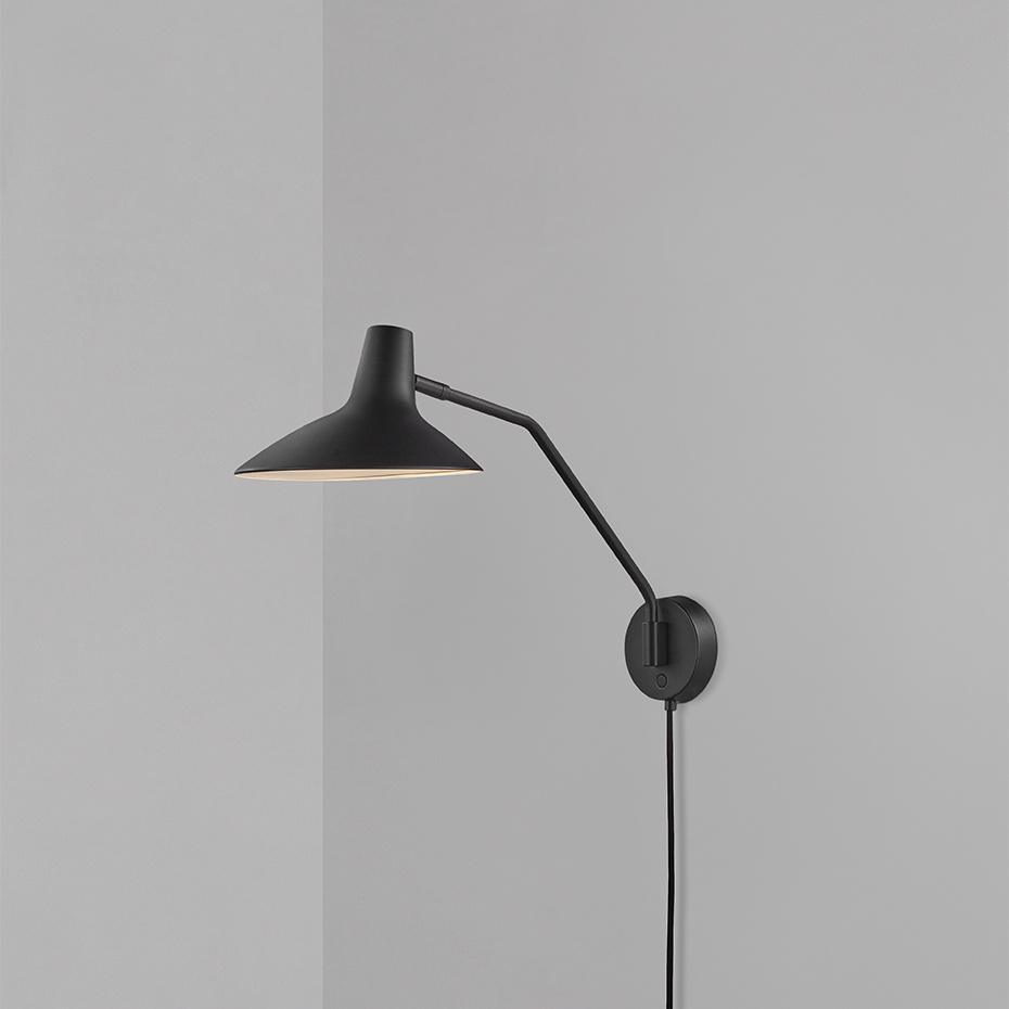 Darci Vägglampa Svart