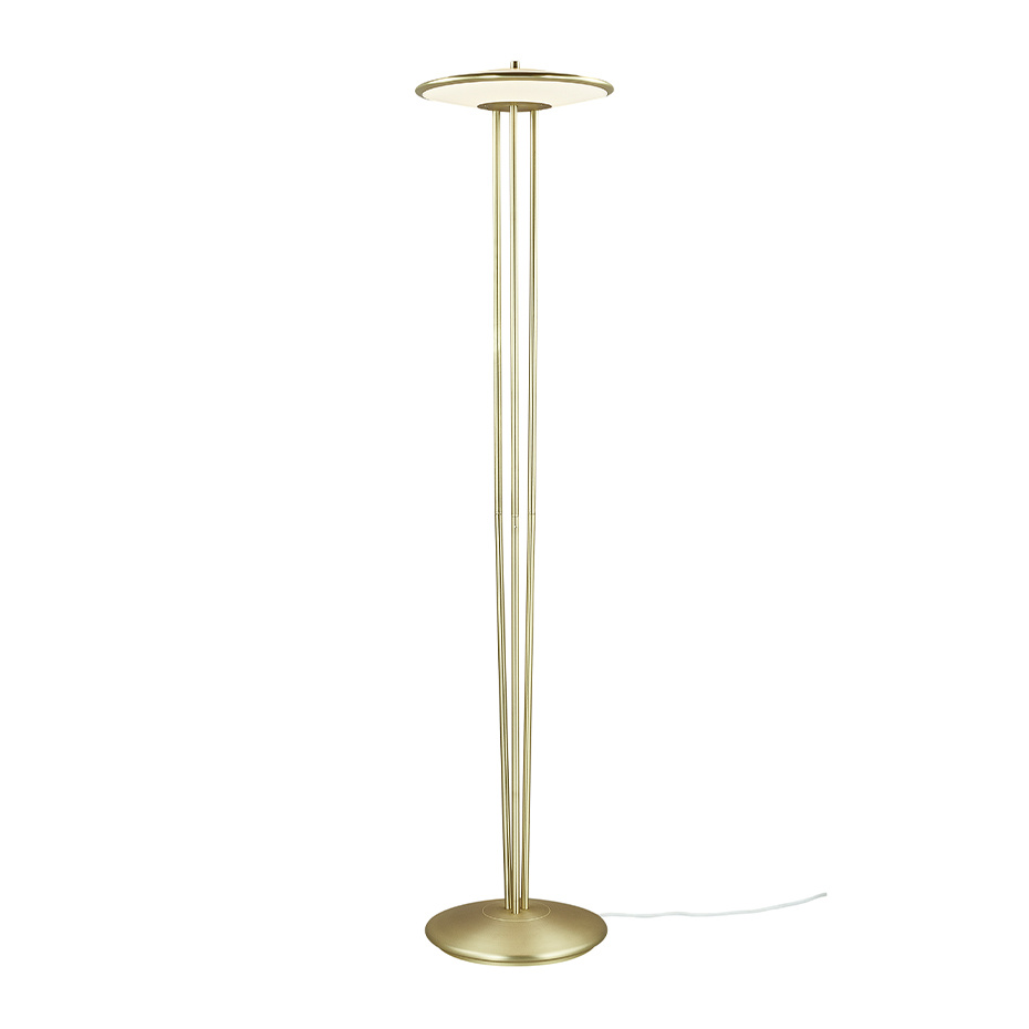 Blanche Golvlampa Borstad Mässing