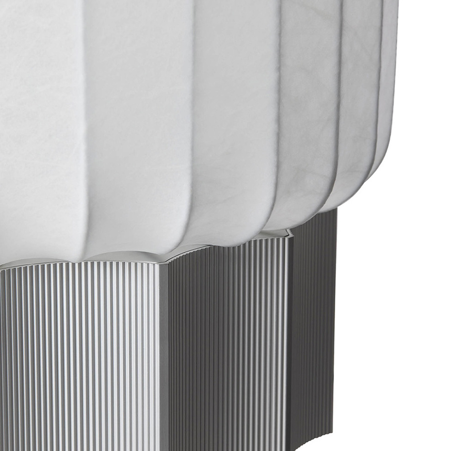 Half Meter Golvlampa Cocoon/Aluminium