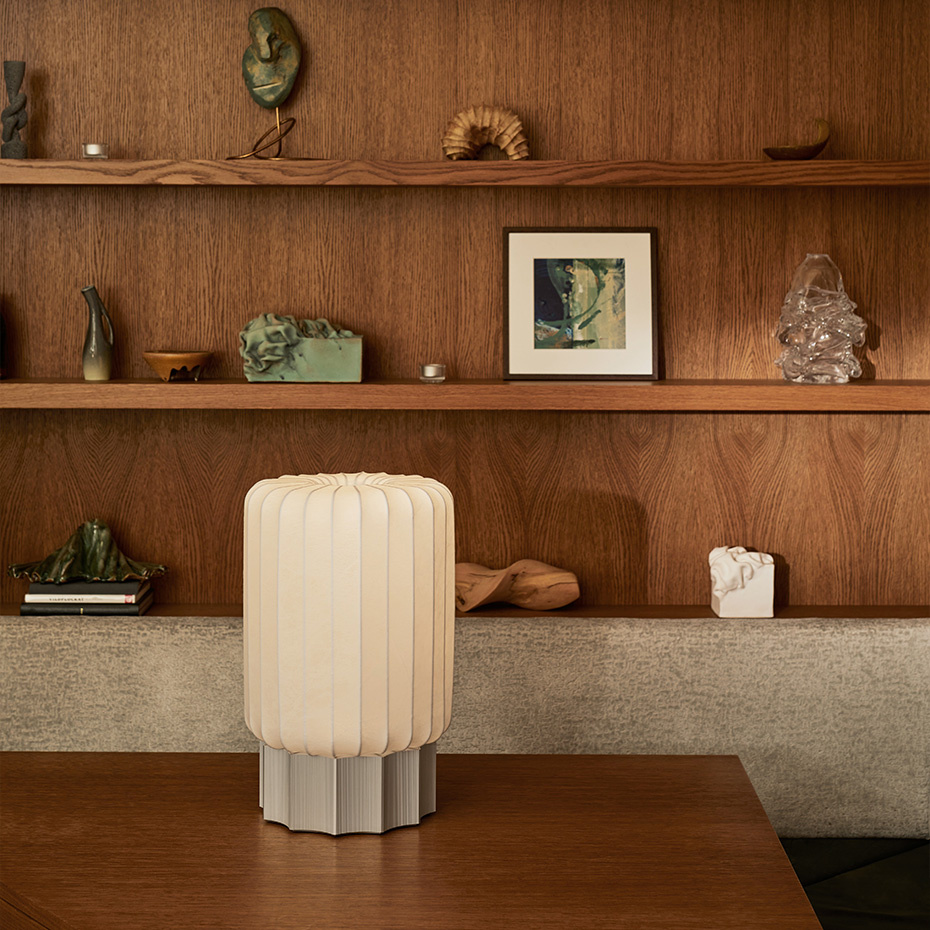 Half Meter Golvlampa Cocoon/Aluminium