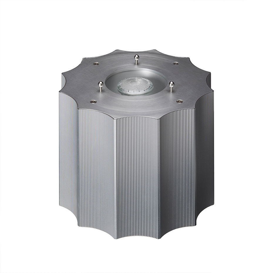 One Meter Golvlampa Cocoon/Aluminium