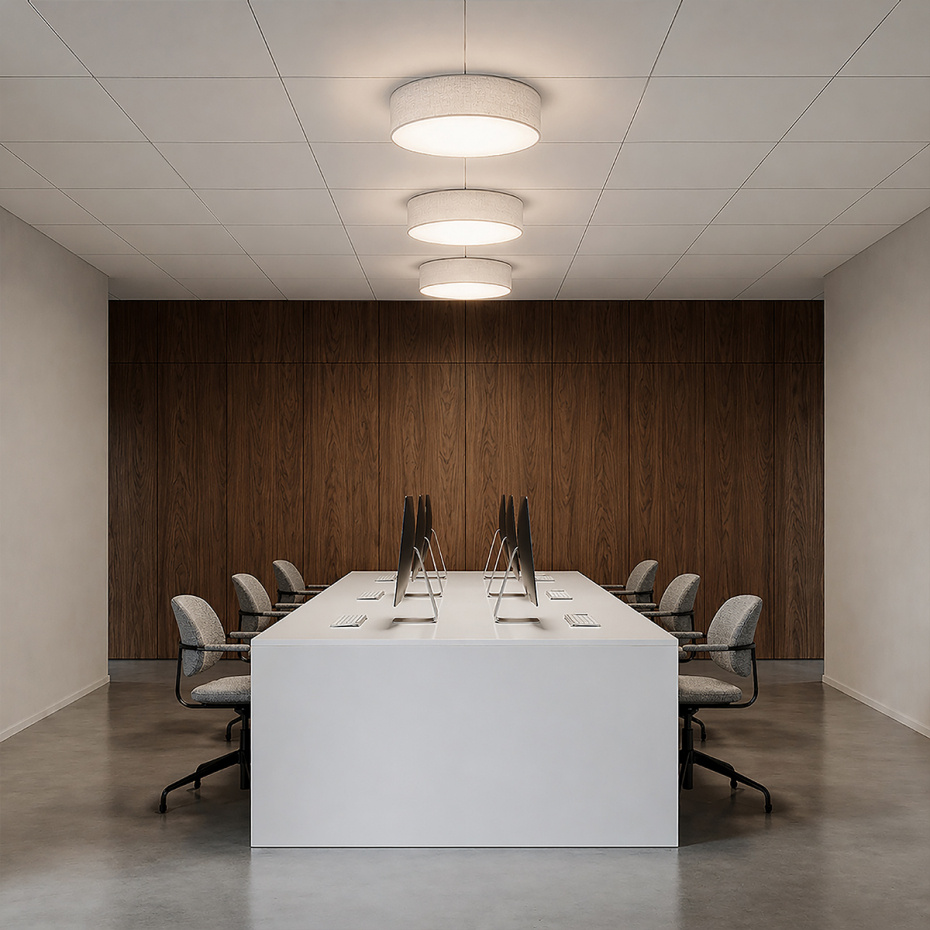 Soft 2.0 Plafond Ø50cm Natur Linne
