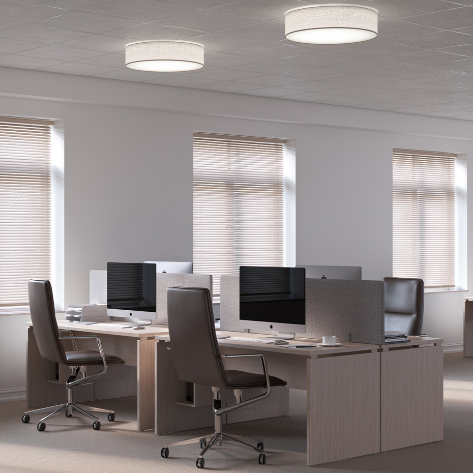 Soft 2.0 Plafond Ø50cm Natur Linne