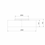 Soft 2.0 Plafond Ø60cm Natur Linne Soft 2.0 Plafond Ø60cm Natur Linne