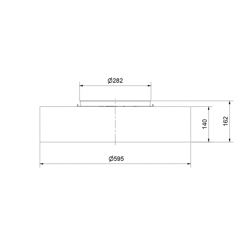 Soft 2.0 Plafond Ø60cm Vit Linne